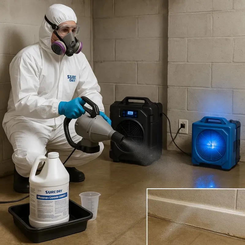 Sanitization and Odor Removal process in Zebulon, NC