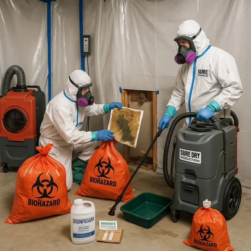 Contaminated Water Handling Protocols process in Zebulon, NC